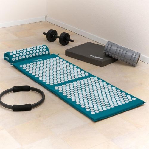 MAXXIVA Podkładka akupresury z poduszką 130x50 cm, nafta na Arena.pl