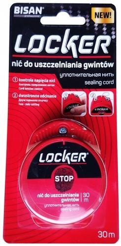 Nić do uszczelniania gwintów LOCKER 30 metrów na Arena.pl