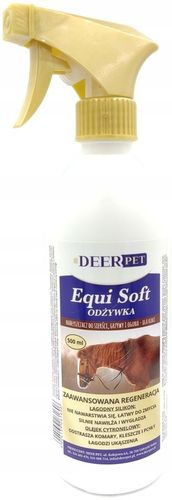 ODŻYWKA NABŁYSZCZACZ SPRAY DO SIERŚCI GRZYWY OGONA EQUI SOFT 500ml na Arena.pl