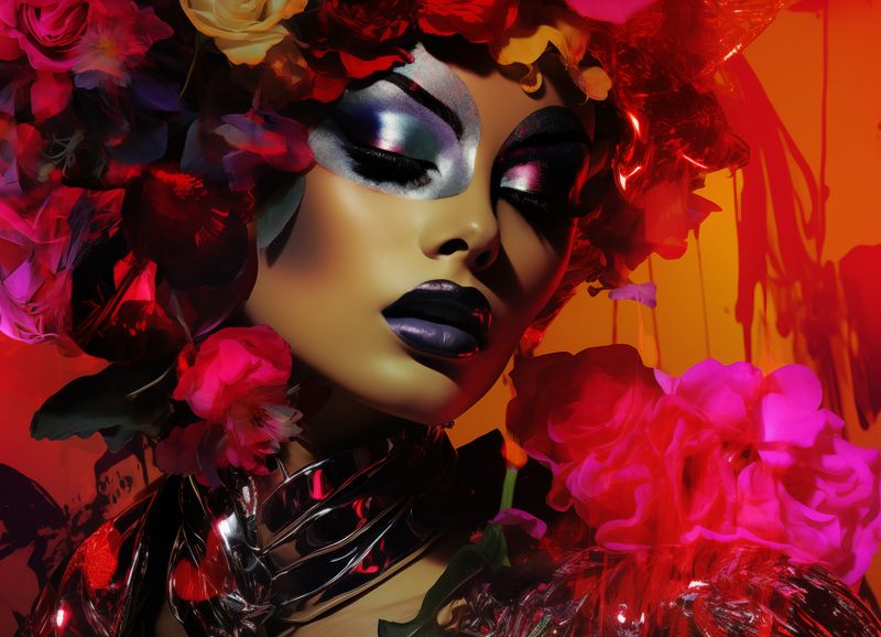 Plakat 18x13cm Kwiecista Diva zdjęcie 1