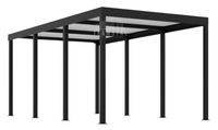 CarPort PREMIUM - Wiata samochodowa 3x5 Antracyt - TS1038