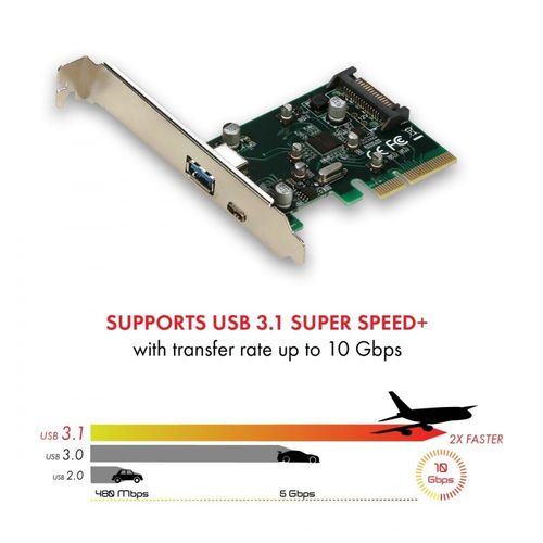 Adapter PCI-E USB 1xUSB-A/1xUSB-C/1xSATA na Arena.pl