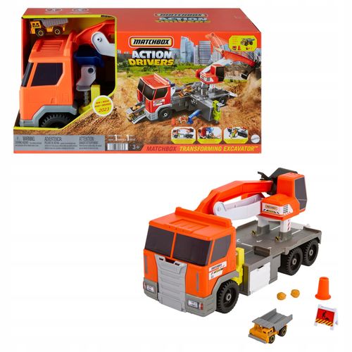 Action Drivers Ciężarówka Koparka HPD64 Matchbox na Arena.pl