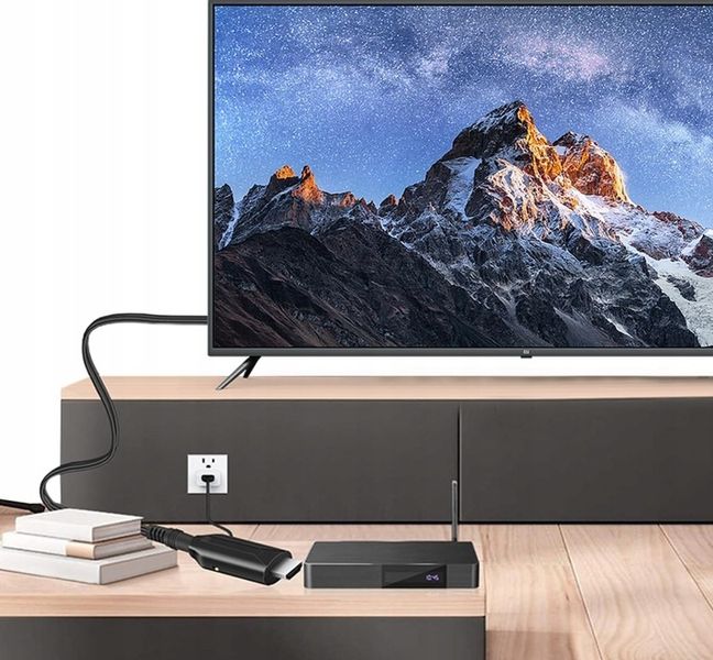 Kabel adapter konwerter z Euro HDMI do Scart zdjęcie 3