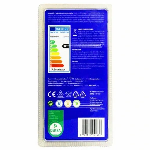 Żarówka LED z czujnikiem zmierzchu i ruchu gwint E27 40W barwa: biały zimny zdjęcie 2