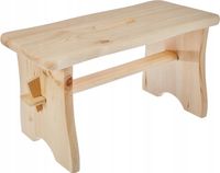 STOŁEK DREWNIANY TABORET PODNÓŻEK DO KUCHNI 39x21