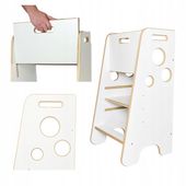 Kitchen Helper Pomocnik Kuchenny Dla Dzieci MONTESSORI Podest PREMIUM Kółka