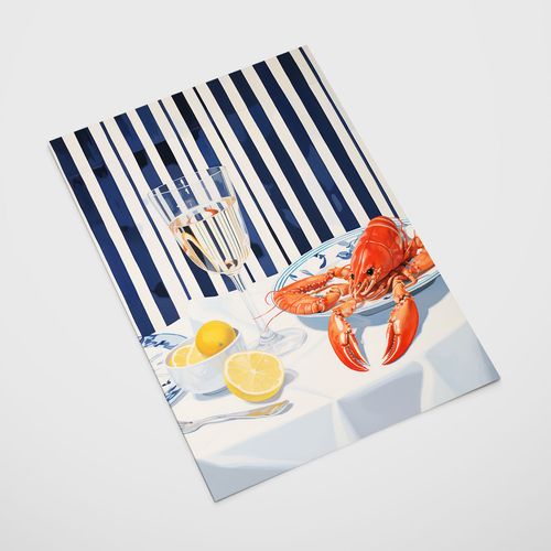 Plakat homar rak restauracja 40x50 cm na Arena.pl