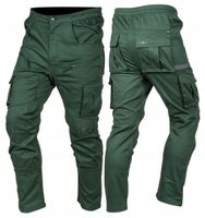 Spodnie robocze OUTDOOR, typu jogger, zielone, rozmiar XS, 81-286-XS