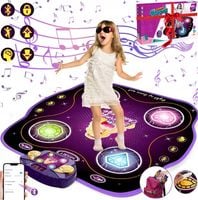MATA DO TAŃCA DLA DZIECI MATA DO TAŃCA MUZYCZNEGO Z LED BLUETOOTH 5TRYBÓW