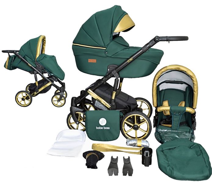 Wózek Dziecięcy Gold Uczio 2w1 Adaptery Maxi Cosi Cybex Aton I Size zdjęcie 7
