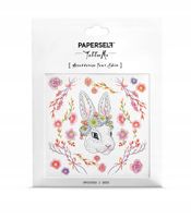 Paperself tatuaż wodny tymczasowy Rabbit in garden