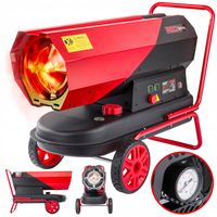 NAGRZEWNICA OLEJOWA SPALINOWA DMUCHAWA TERMOSTAT LCD GRZEJNIK PIEC 40 KW