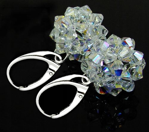 ARSYLION kolczyki z elements Swarovski Crystal AB na Arena.pl