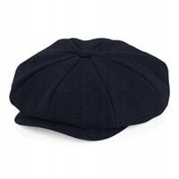 Kaszkiet Czapka Peaky Blinders Jodełka Męski Damski / Granatowy L/XL