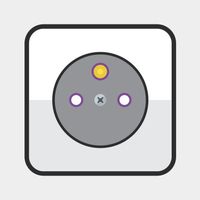 Gniazdo Nablatowe Chowane w Blat Kuchenny Wpuszczane USB-C 2x230V Srebrne