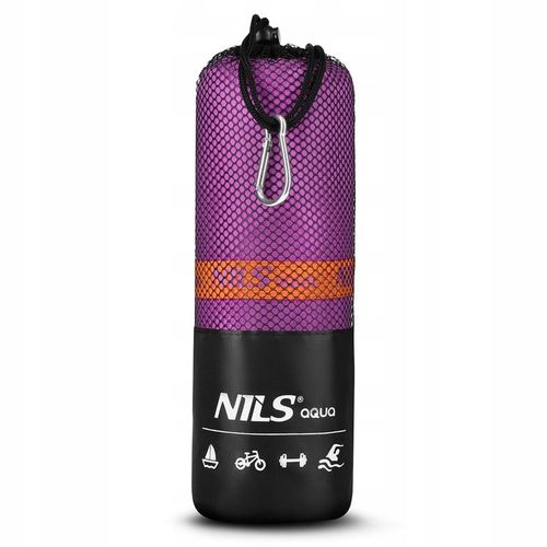 Ręcznik Plażowy Kąpielowy Szybkoschnący Z Mikrofibry 180x100 cm NILS na Arena.pl