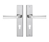 KLAMKA ZEWNĘTRZNA MAJA 72MM NA WKŁADKĘ PRAWA NIKIEL