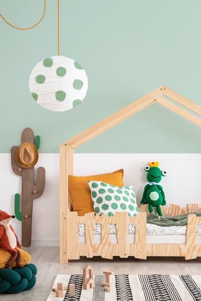 Łóżko parterowe domek dziecięce Kama 80x140 zdjęcie 2