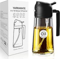 Spryskiwacz rozpylacz dozownik do oleju oliwy 2 w 1 470 ml czarny