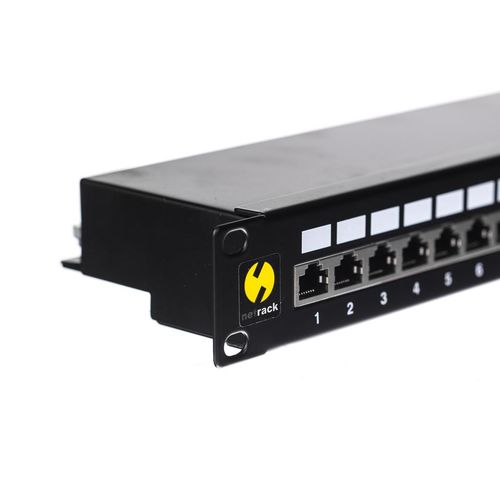 Patch panel 19'' Netrack 24-porty kat. 5e FTP, z półką na Arena.pl