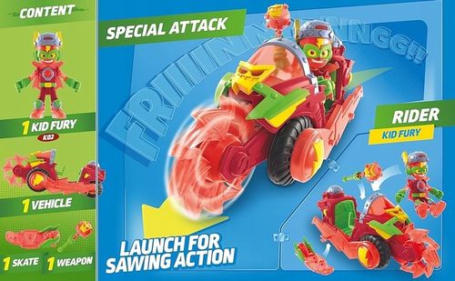 SuperThings Combat Vehicles Kid Fury Kazoom Power Super Zings Things pojazd na Arena.pl