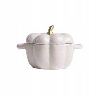 Naczynie do serwowania PUMPKIE w kształcie dyni kremowe 0,4 l HOMLA