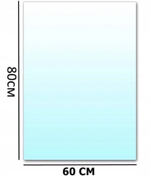 Podstawa szklana hartowana - szyba pod Piec lub Kominek 80x60 cm zdjęcie 1