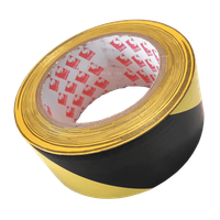 TAŚMA 2724 50mm/33m ŻÓŁTO-CZARNA, ZNAKUJĄCA BHP SAMOPRZYLEPNA, SCAPA