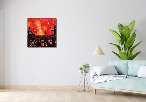 Obraz 60x60cm Taniec dla Boga Ognia na Arena.pl