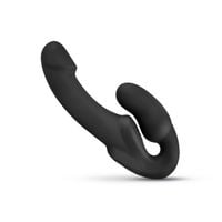 no parts   morgan strapless strap on dildo   22 cm   black