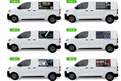 Reklama Naklejka na samochód dużo wzorów AUTO SERWIS na Arena.pl