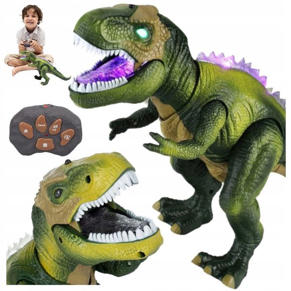 MEGA OGROMNY INTERAKTYWNY DINOZAUR T-REX ZDALNIE STEROWANY CHODZI RYCZY XXL zdjęcie 6