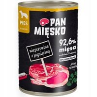 Pan Mięsko Karma mokra dla psa Wieprzowina z jagnięciną 400g