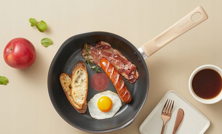 Głęboka patelnia z pokrywką TEFAL One Pick 24 cm indukcja zdjęcie 11