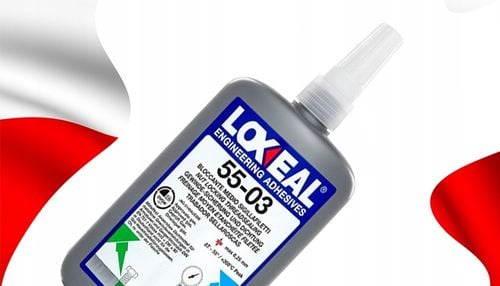 KLEJ DO GWINTÓW NIEBIESKI DO USZCZELNIANIA ŚRUB LOXEAL 55-03 250 ml na Arena.pl