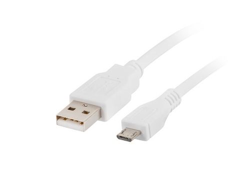 KABEL USB MICRO(M)->USB-A(M) 2.0 1M BIAŁY LANBERG na Arena.pl