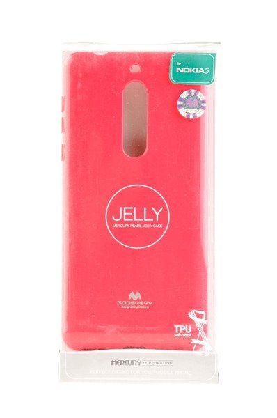 Etui Mercury Goosper Jelly Case do NOKIA 5 różowy zdjęcie 5