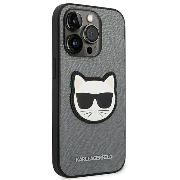 Etui Karl Lagerfeld do iPhone 14 Pro, Srebrny zdjęcie 4