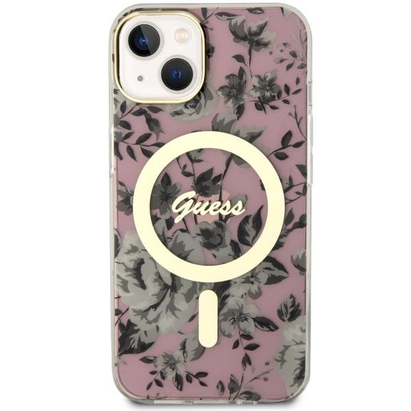 Etui Guess do iPhone 15 Plus, iPhone 14 Plus, Różowy, MagSafe zdjęcie 3