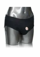 calexotics packer gear brief harness czarne majtki z systemem mocowania