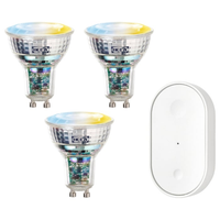 Żarówka GU10 Zestaw Startowy 3 szt smart biała pilot Matter IKEA KAJPLATS