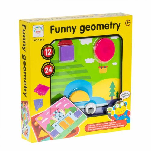 Puzzle geometryczne edukacyjne 36 el. na Arena.pl