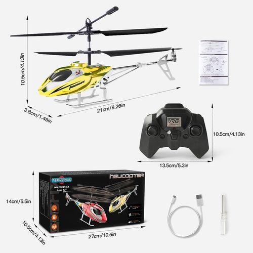 HELIKOPTER ZDALNIE STEROWANY SAMOLOT RC NA PILOT PREZENT ŚMIGŁOWIEC Z LED na Arena.pl