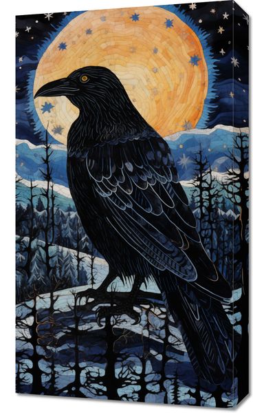 Obraz 40x70cm Kruczy Mąciciel zdjęcie 1