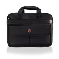 Elegancka torba na laptopa biznesowa czarna ze wzmocnioną przegrodą 16' UC824004