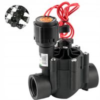 ELEKTROZAWÓR z REGULACJĄ przepływu 2X gwint WEWNĘTRZNY 1" 10bar nawadnienie