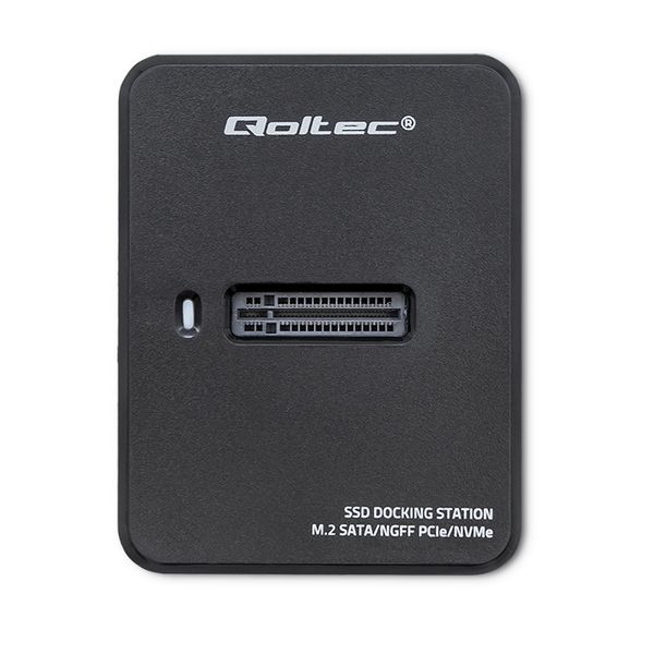 Qoltec Stacja dokująca dysków SSD M.2 SATA/PCIe | NGFF/NVMe | USB 3.1 zdjęcie 8