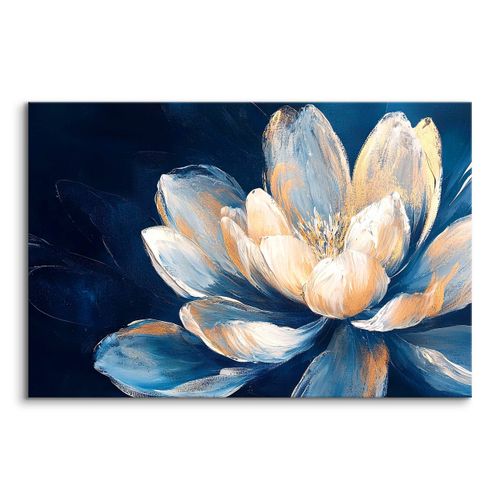 Obraz Do Salonu Abstrakcja Malowane Kwiaty Rośliny Natura 30cm x 20cm na Arena.pl