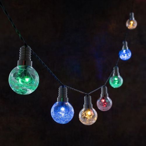 Zestaw łańcuchów solarnych 10 LED, 12 szt. na Arena.pl